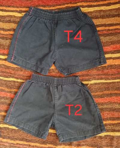 Short azul gimnasia