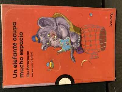 Un elefante ocupa mucho espacio