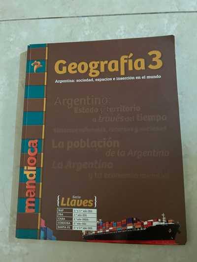 Geografía 3. Argentina: sociedad, espacios e inserción en el mundo.