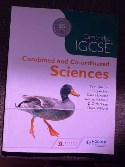 COMBINED AND CO-ORDINATED SCIENCES