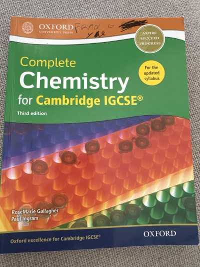 Complete Chemistry for Cambridge IGCSE