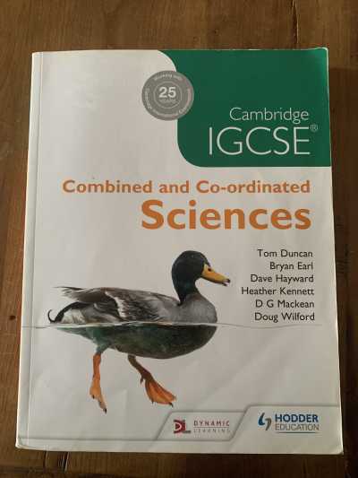 Cambridge IGCSE Combined and Co-ordinated Sciences
