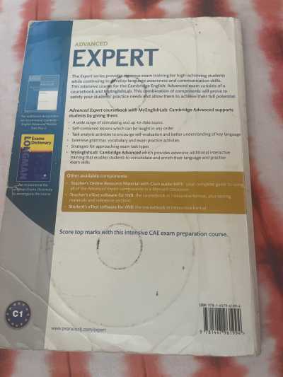 Foto 2 de Advanced expert coursebook