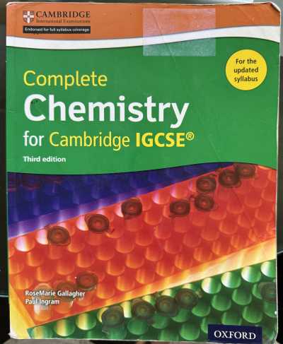 Chemistry for Cambridge IGCSE