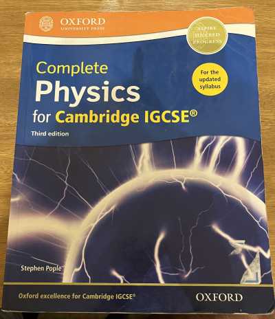Complete Physics for Cambridge IGCSE third edition