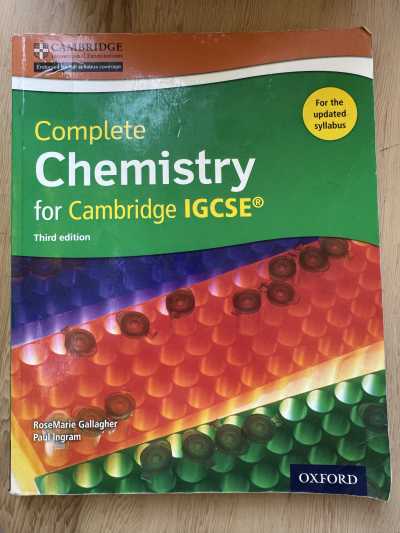 Complete Chemistry for Cambridge IGCSE