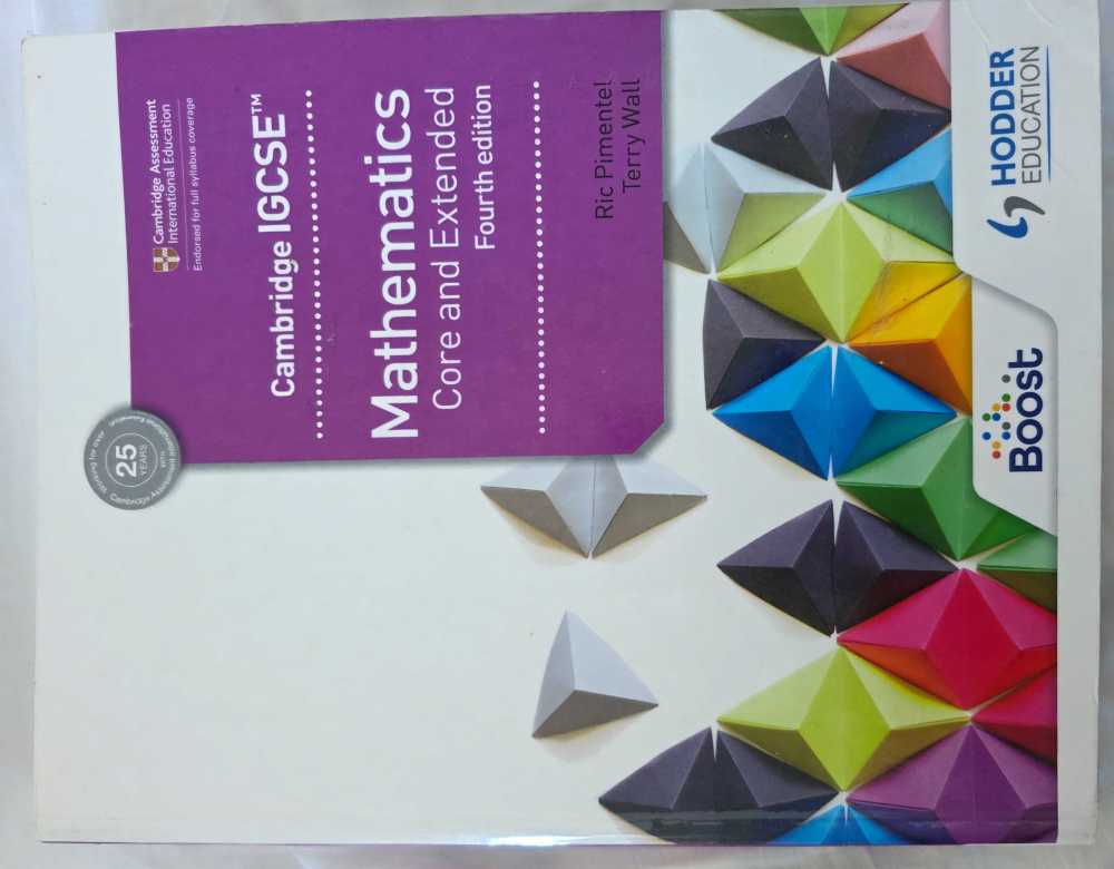 Cambridge Igcse Mathematics Core and Extended 4th Edition