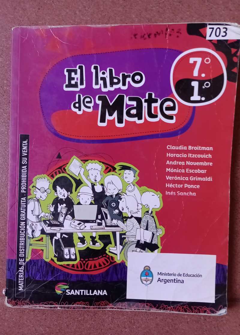 El libro de mate 7/1