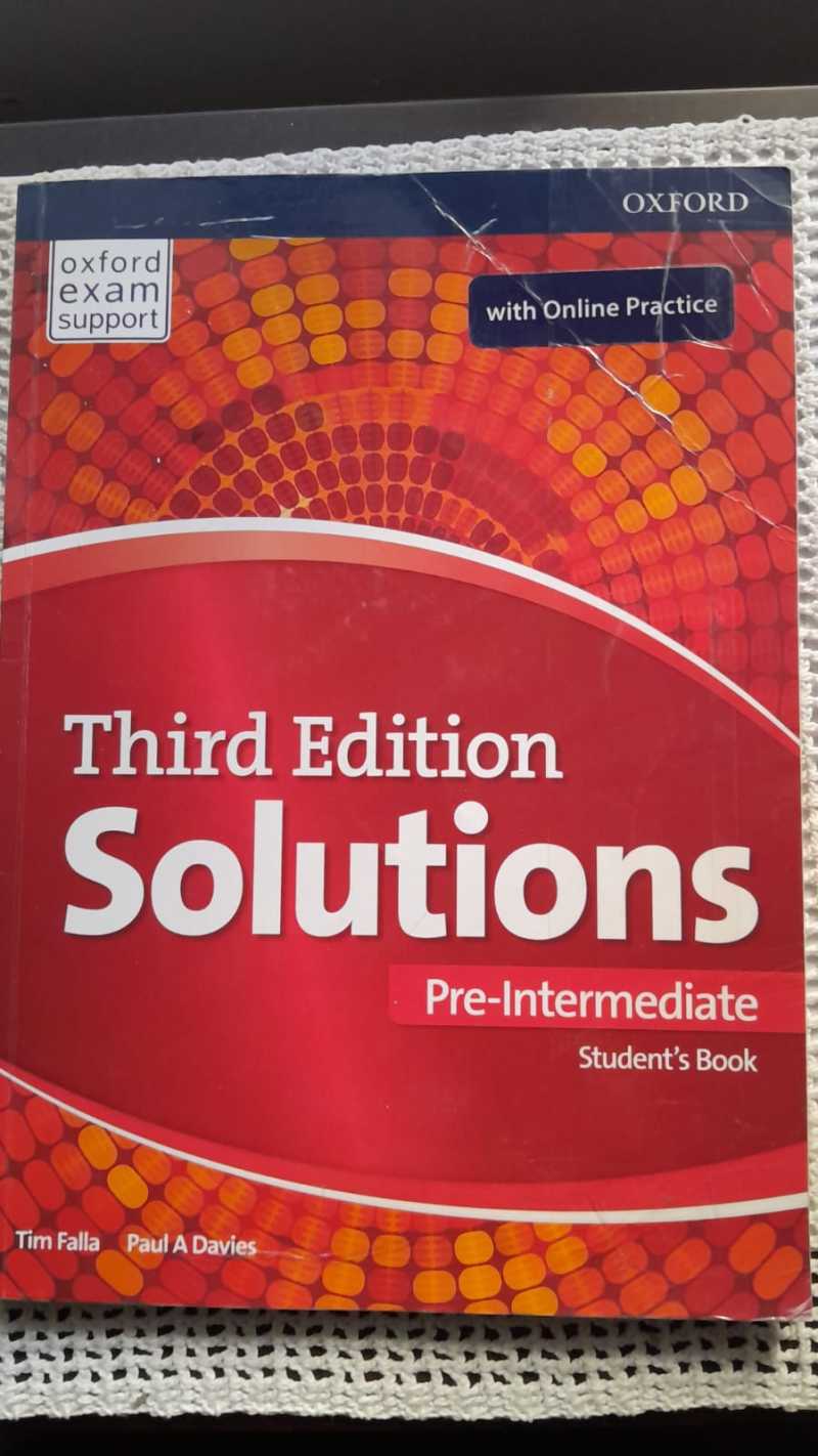 Solutions Pre Intermediate Sb Third Edition * Oxford