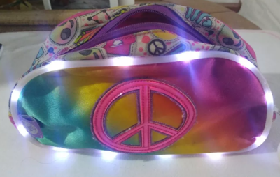 Cartuchera Footy con luz y doble cierre