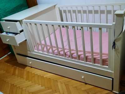 Foto 2 de Vendo cuna funcional con carro cama.  Marca EL CORRAL