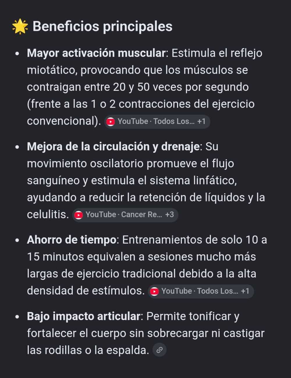 Foto 5 de Plataforma vibratoria para hacer ejercicio